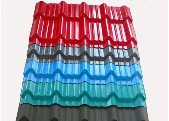 Il colore ricoperto coprendo gli strati, tetto ondulato del metallo riveste la lunghezza di larghezza su misura