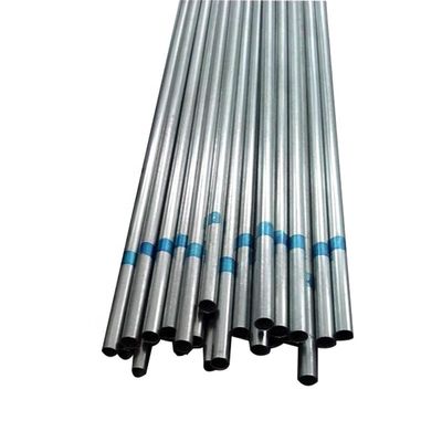 Tubo d'acciaio galvanizzato giro rivestito trafilato a freddo del tubo SS400 20mm-457mm dello zinco