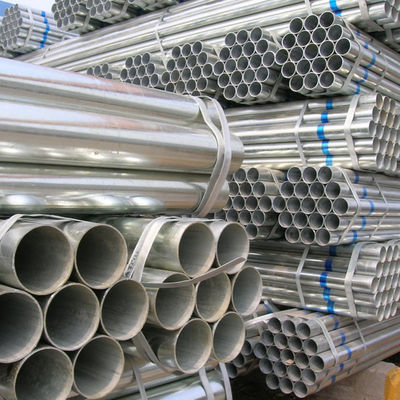 16Mn A53 ha galvanizzato la metropolitana del rotondo del ms Hot Dipped Galvanised del tubo d'acciaio